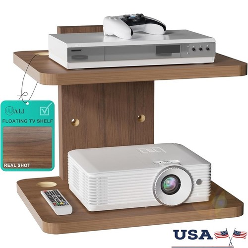 Wooden floating wall - floating, shelf