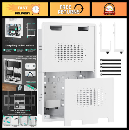 Recessed wall media box - recessed,