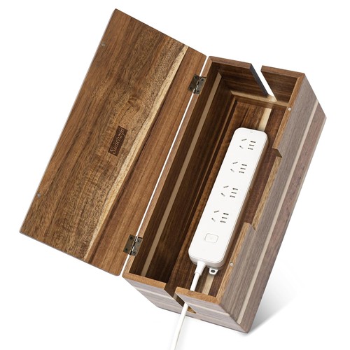 Acacia wood cable - cable, management